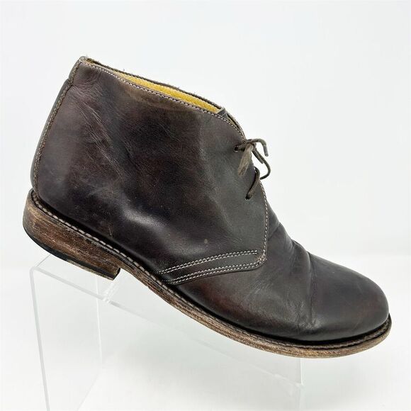 Bed Stu Men\'s Dark Brown Leather Ankle Chukka Boots Size 12 Casual Comfort main image 11